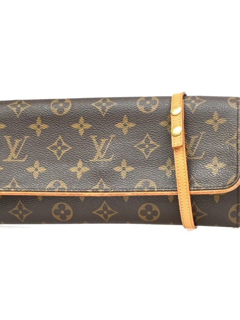 LOUIS VUITTON Pochette Twin GM 2Way Shoulder Bag Monogram Brown M51852 83MA937